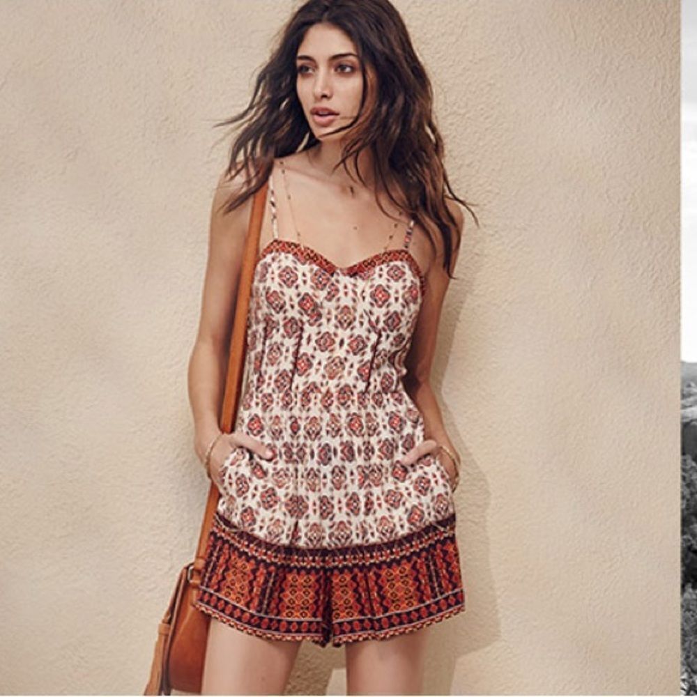 Band of Gypsies Bohemian Print Romper